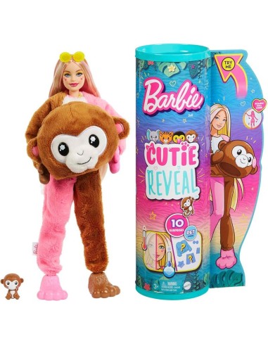 Barbie Cutie Reveal Scimmietta fashion doll MAGHKP97/HKR01 Mattel | Futurartshop.com
