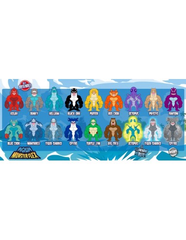 Monster Fle acqua Water Assorted extendable characters MAG61193 Futurart | Futurartshop.com