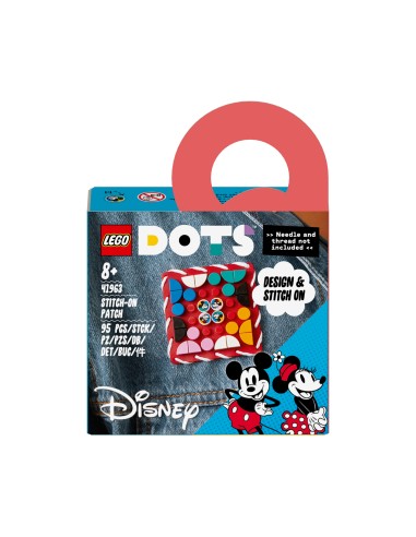 Lego Dots 41963 - Patch stitch-on Topolino e Minnie LEG6379028 Lego | Futurartshop.com