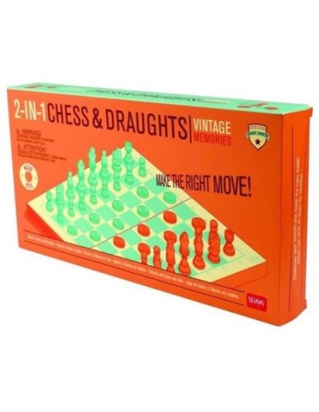 Chess and Wooden Checkers LEGCD0001 Legami Milano | Futurartshop.com
