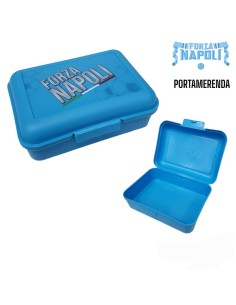 Forza Napoli Porta merenda celeste in plastica ROIFN6 Futurart | Futurartshop.com
