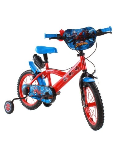 Spider-Man Bici 14" con rotelle ALB34595 Mondo | Futurartshop.com
