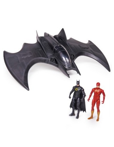 The Flash Ultimate Batwing with Flash and Batman. TOY6065270 Spin master | Futurartshop.com