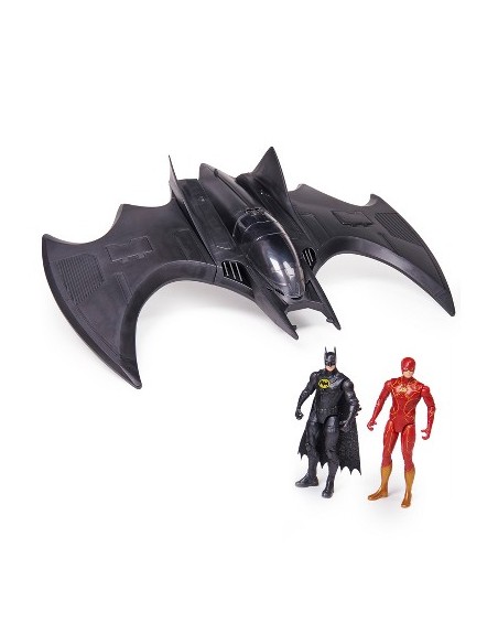 La Flash Ultimate batwing con Flash y Batman TOY6065270 Spin master- Futurartshop.com