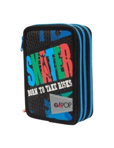 Go PoP Case 3 zip Skate GIOGG9Q5610 Giochi Preziosi | Futurartshop.com