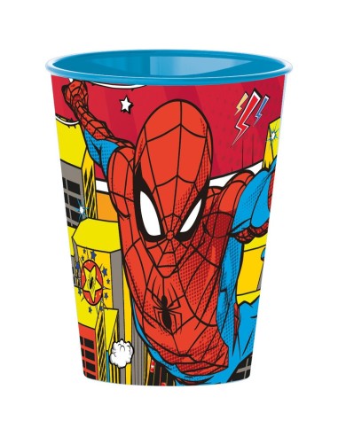 SpiderMan 260ml PVC Glass DIM74707 Futurart | Futurartshop.com