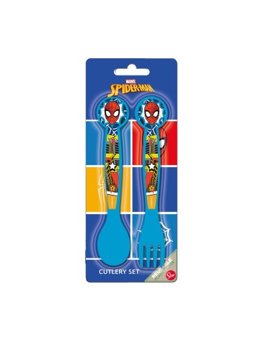 Spider Man Set of 2 PVC cutlery DIM74716 Futurart | Futurartshop.com