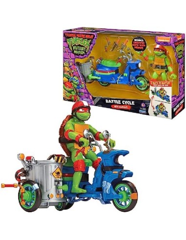 NinaA Mutant turtles-Raffaello with moto battle cy GIOTU803000-1 Giochi Preziosi | Futurartshop.com