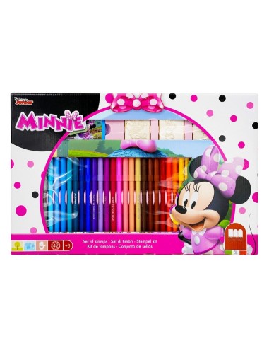 Minnie set 36 markers and stamps. MUL957866 Multiprint | Futurartshop.com