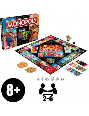 Monopoly Super Mario der Film HASF6818 Hasbro- Futurartshop.com
