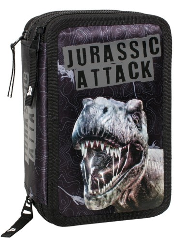 Dinosauro T-rex Astuccio 3 zip black 4M43638 Julian Ross | Futurartshop.com