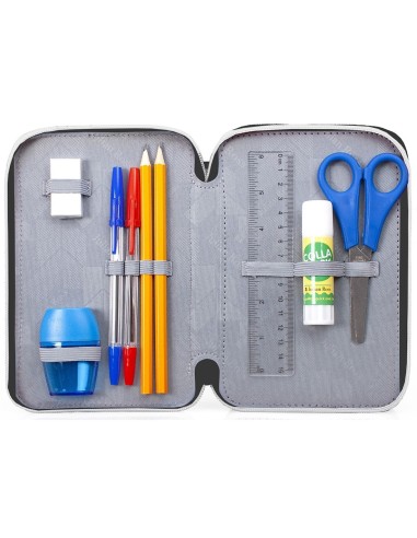 Three-zip Velociraptor Pencil Case 4M43642 Julian Ross | Futurartshop.com
