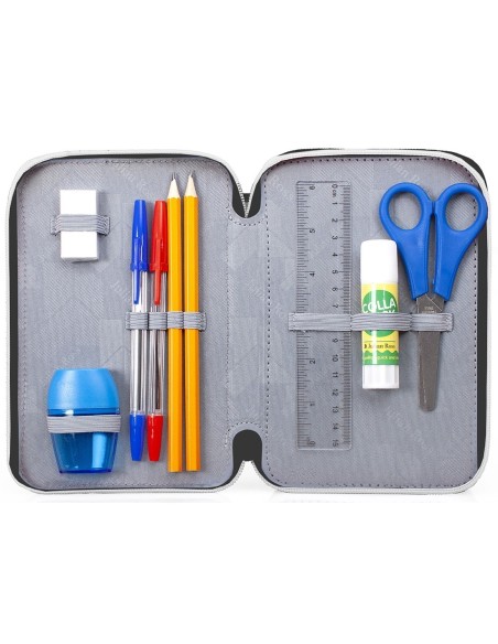 Three-zip Velociraptor Pencil Case 4M43642 Julian Ross | Futurartshop.com