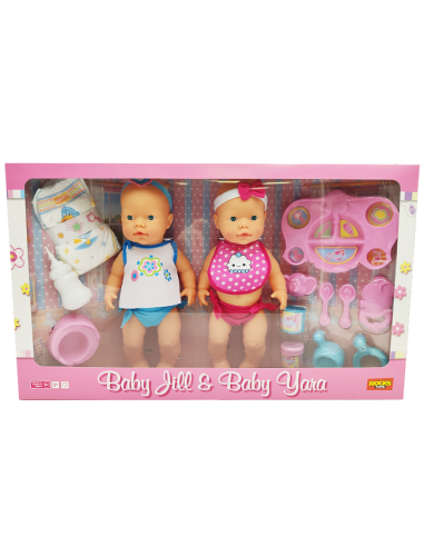 Pack of 2 Jill and Yara dolls with accessories FIC554028 Futurart | Futurartshop.com