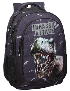 Backpack Multi Round Dinosaur T-Rex Black 4M43639 Julian Ross | Futurartshop.com