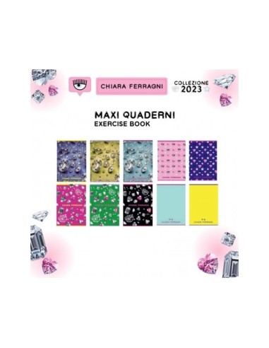 Chiara Ferragni Quadernone rigo 5M 2023 PIG02326745M Pigna | Futurartshop.com