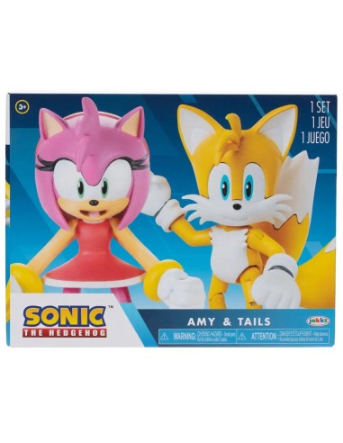 Sonic - Pack of 2 characters Tails and Modern Amy JAK415944 Jakks Pacific | Futurartshop.com