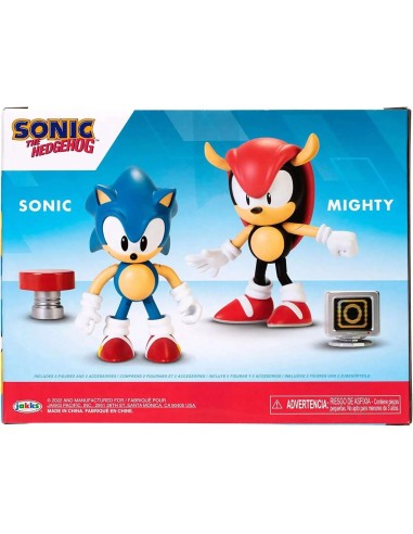 Sonic - Confezione 2 personaggi Sonic e Mighty JAK415564 Jakks Pacific | Futurartshop.com