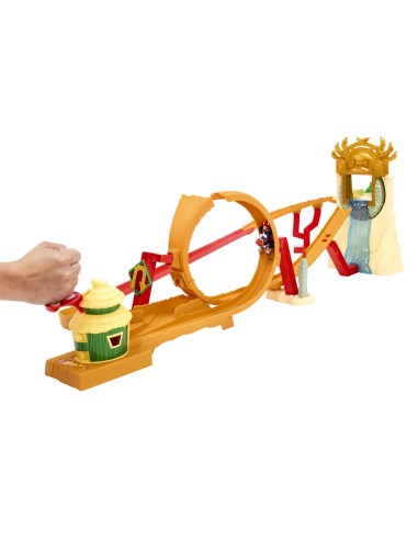 Hot Wheels Race Track in the Kingdom of the Jungle Mario Kart TOYHMK49 Hot Wheels | Futurartshop.com