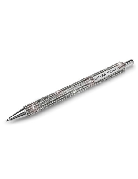 Chiara Ferragni Rhinestone Ballpoint Pen PIG023269000 Pigna | Futurartshop.com