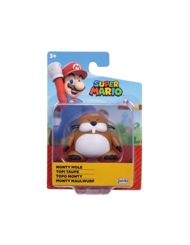 Super Mario Character Monty Mole JAK418321 Jakks Pacific | Futurartshop.com