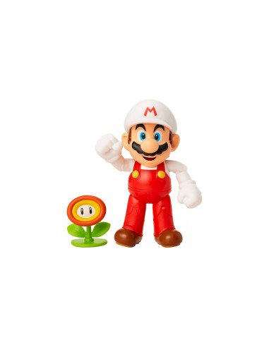 Super Mario character Fire Mario with flower JAK417831 Jakks Pacific | Futurartshop.com