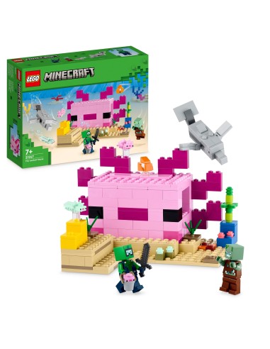 Lego Minecraft 21247 - La casa dell Axolotl LEG6425594 Lego | Futurartshop.com