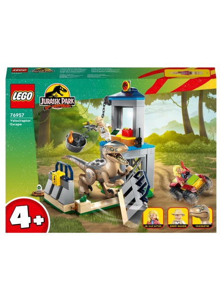 Lego Jurassic Park 76957 - The Escape of the Velociraptor LEG6427966 Lego | Futurartshop.com