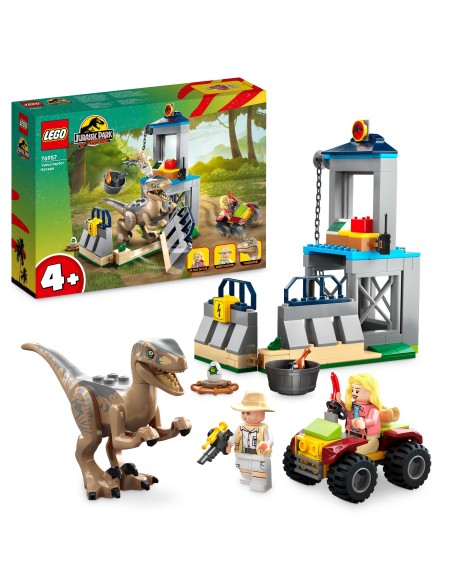 Lego Jurassic Park 76957 - The Escape of the Velociraptor LEG6427966 Lego | Futurartshop.com
