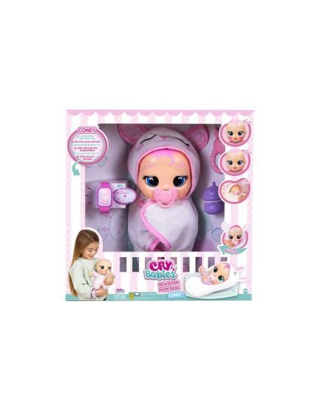 Cry Babyes New Born - Bambola Coney con 6 accessori IMC911284 IMC Toys | Futurartshop.com