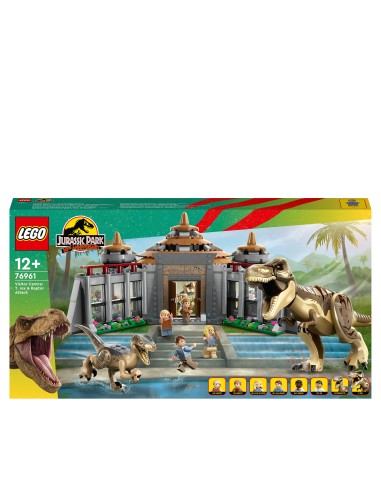 Lego Jurassic Park 76961 - Centro visitatori l'attacco del T-rex LEG6427974 Lego | Futurartshop.com