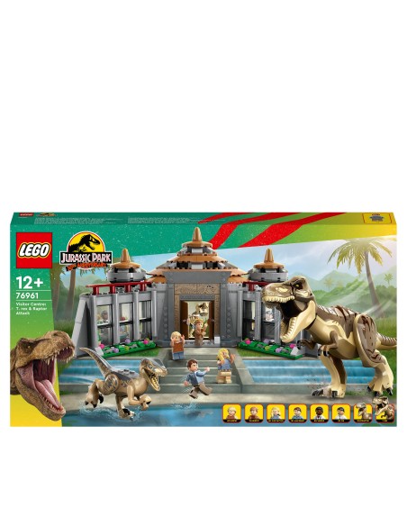 Lego Jurassic Park 76961 - Centro visitatori l'attacco del T-rex LEG6427974 Lego | Futurartshop.com