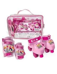 Princess Skates 4 wheels size 25-33 with protections in bag GRAPR00013 Grandi giochi | Futurartshop.com