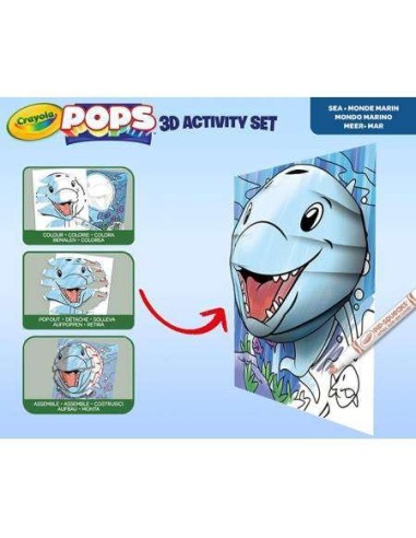 ocketActivate 3D Marine World Popsocket Activity CRA04-2805 Crayola | Futurartshop.com