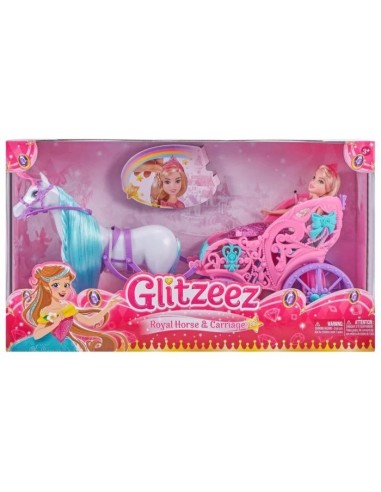 Glitzeez - Carriage with Horse and Princess TOY111001 Zuru | Futurartshop.com