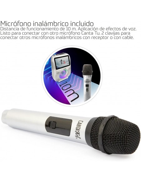 Sing your heart out with Silver Karaoke Pro! GIOCTC10000 Giochi Preziosi- Futurartshop.com