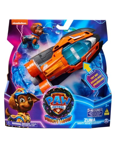 Paw patrol-The mighty movie Personaggio Zuma con veicolo ROU20143012 Spin master | Futurartshop.com