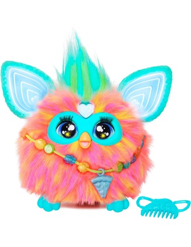 Hey FURB corallo interactive plush coral with lights, sounds and voice commands HASF6744 Hasbro | Futurartshop.com