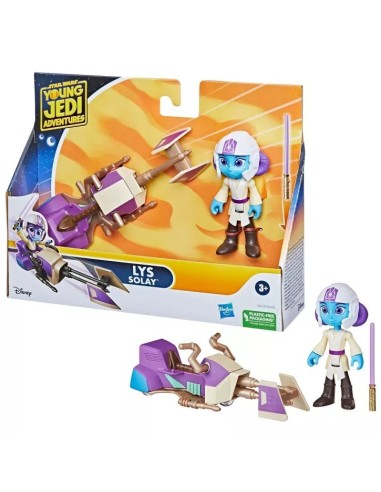 Star wars figure action personaggio Lys Solay young jedi con il suo veicolo HASF7959/F8012 Hasbro | Futurartshop.com
