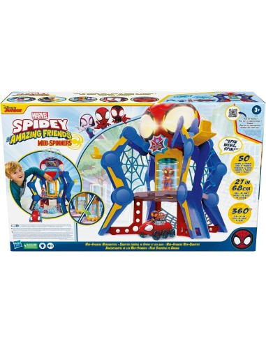 Play-set quartier generale personaggi Spidey e i suoi amici HASF6723 Hasbro | Futurartshop.com