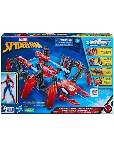 Spider-man colpisci e cattura web splasher con personaggio Spiderman HASF7845 Hasbro | Futurartshop.com