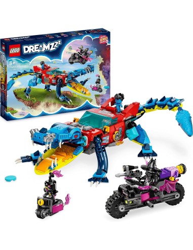Lego Dreamzzz 71458 Auto-Coccodrillo con le minifigure di Cooper, Jayden e il Cacciatore Notturno LEG6427657 Lego | Futurarts...