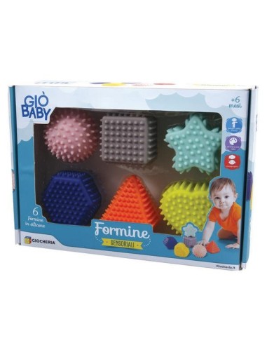 Gio ' Bab Sensoriali Sensory Cutters 6 pieces GIOGGI230011 Giochi Preziosi | Futurartshop.com