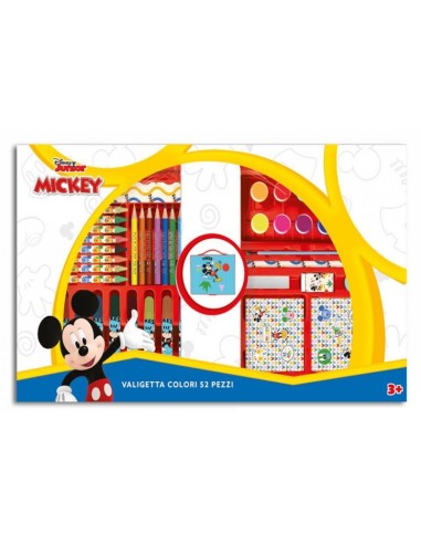 Micke Mouse Mouse Briefcase Colors with 52 pieces MCMIC0826 Futurart | Futurartshop.com