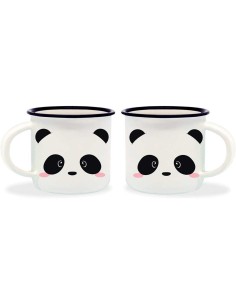 Set 2 tazzine panda in porcellana LEGMM0011 Futurart | Futurartshop.com