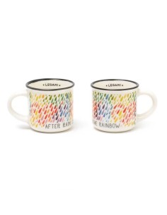Set 2 Tazzine After Rain in Porcellana LEGMM017 Legami Milano | Futurartshop.com