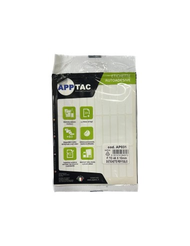 Self-adhesive labels 46 mm 10 mm ARVAP031 Futurart | Futurartshop.com