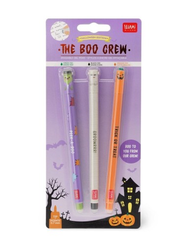 Set of 3 erasable gel pens hallo 0 LEGEPSET0005 Legami Milano | Futurartshop.com