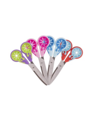 Drippy forbici ergonomiche 13 cm diversi colori assortiti LAGCOL23016 Colourbook | Futurartshop.com