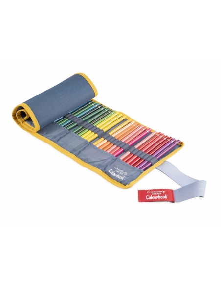 Rotolo creativity con 50 pastelli 3 modelli assortiti LAGCOL23400 Colourbook | Futurartshop.com